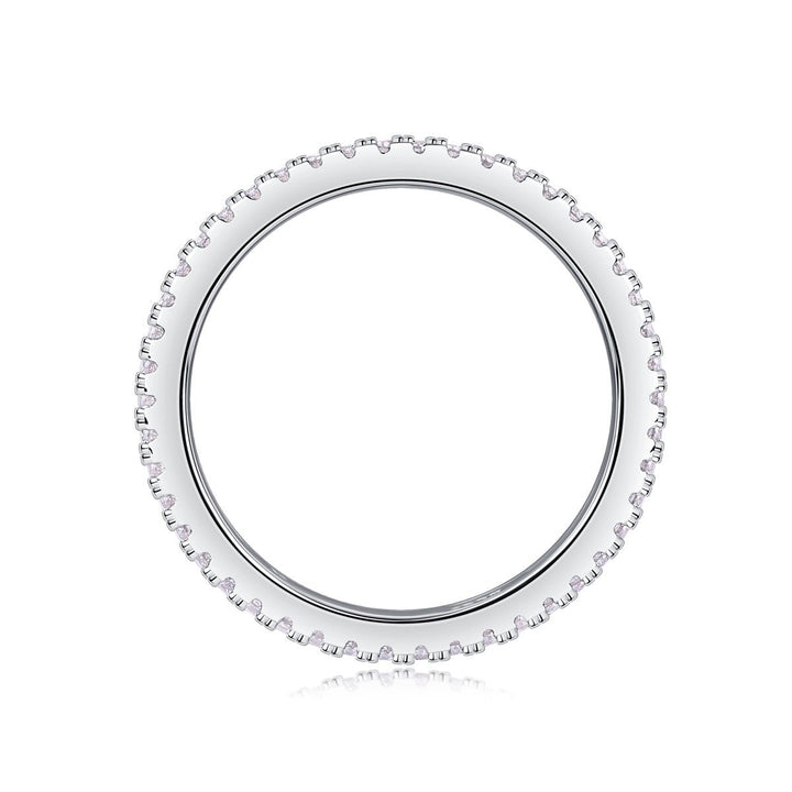 Lxalry Double Ring Shadow Moissanite Necklace - Zenoora