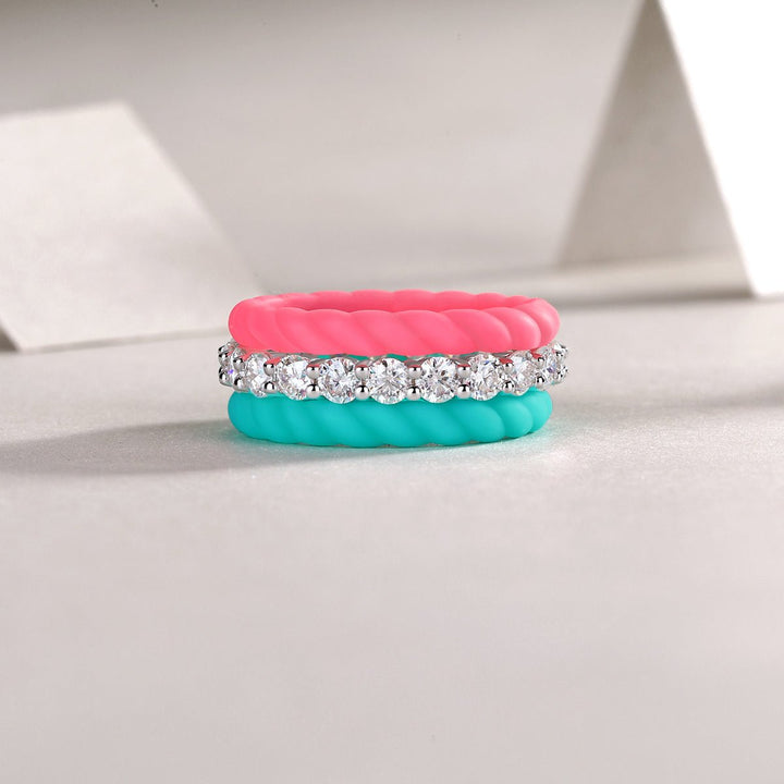 Lxalry Dreamy Halo Moissanite Necklace - Zenoora