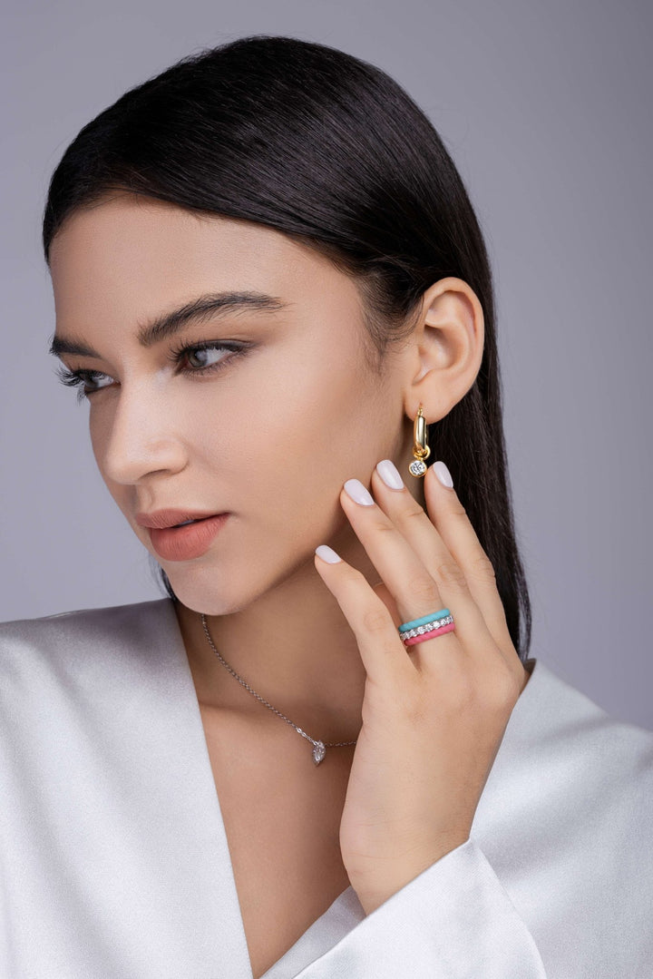 Lxalry Dreamy Halo Moissanite Necklace - Zenoora