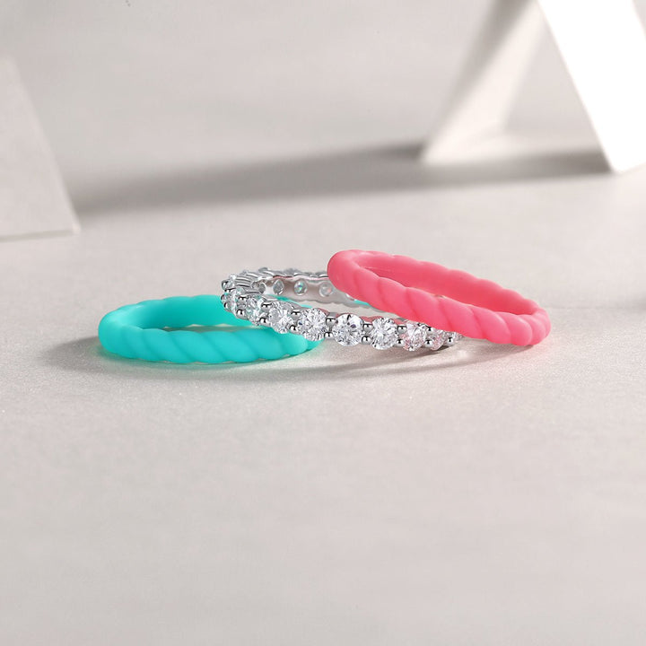 Lxalry Dreamy Halo Moissanite Necklace - Zenoora