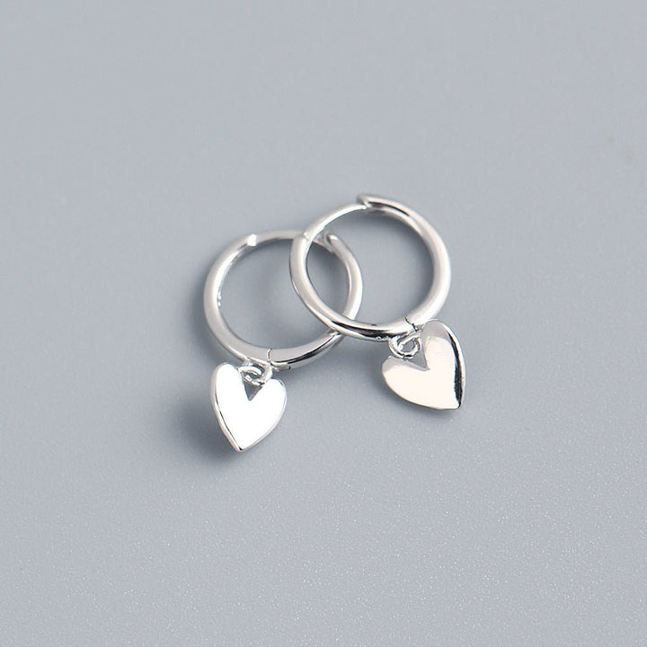 Lxalry Elegant Love Heart Earrings - Zenoora