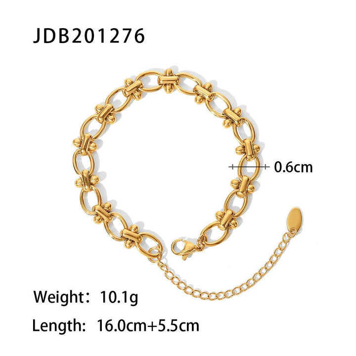 Lxalry Gold - Plated Zirconia Bracelet - Zenoora