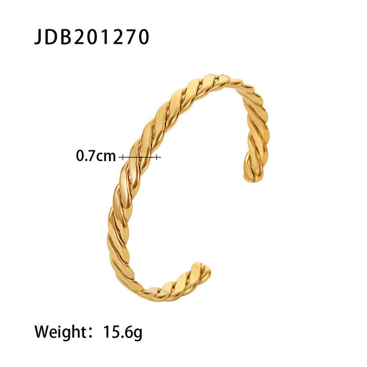 Lxalry Gold - Plated Zirconia Bracelet - Zenoora
