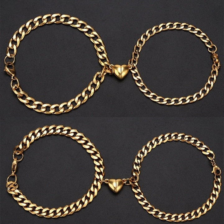 Lxalry Love Magnet Couple Bracelet Set - Zenoora