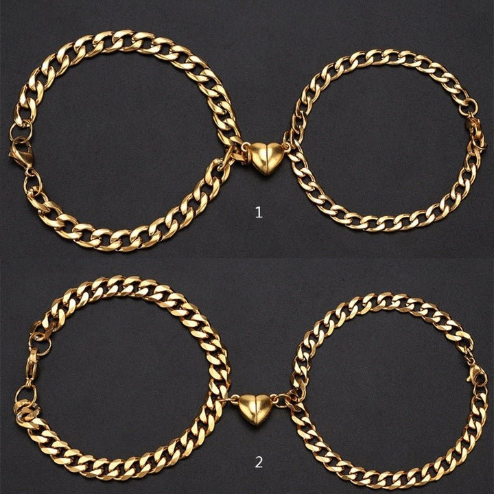 Lxalry Love Magnet Couple Bracelet Set - Zenoora