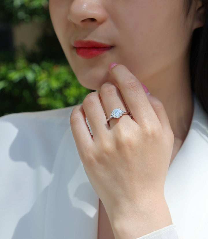 Lxalry Starry Night Brilliance Moissanite Necklace - Zenoora