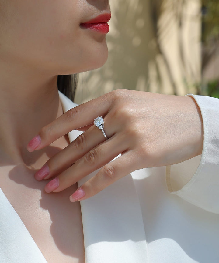 Lxalry Starry Night Brilliance Moissanite Necklace - Zenoora