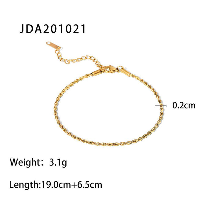Lxalry Steel Grace Fashion Anklet - Zenoora