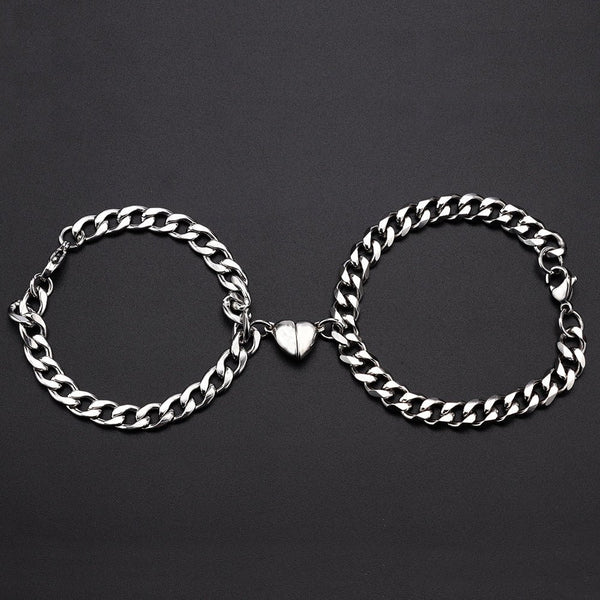 Magnet Love Couple Bracelet Set - Zenoora