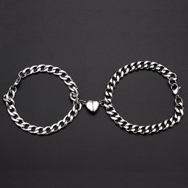 Magnet Love Couple Bracelet Set - Zenoora