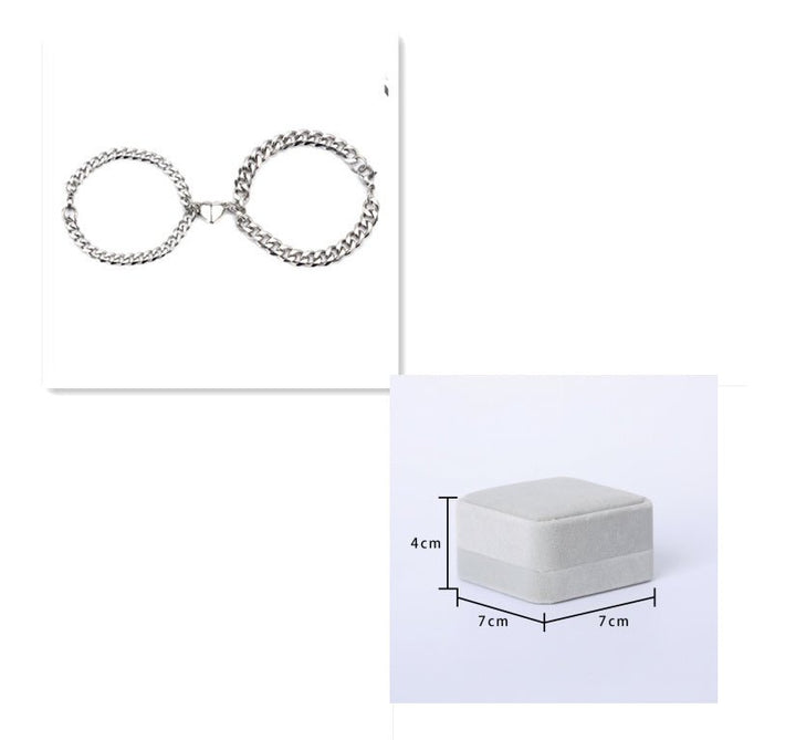 Magnet Love Couple Bracelet Set - Zenoora