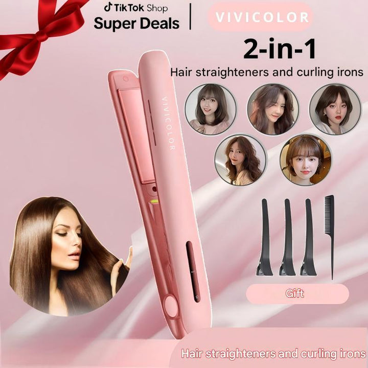 Men’s 2 - in - 1 Hair Curler & Straightener - Zenoora