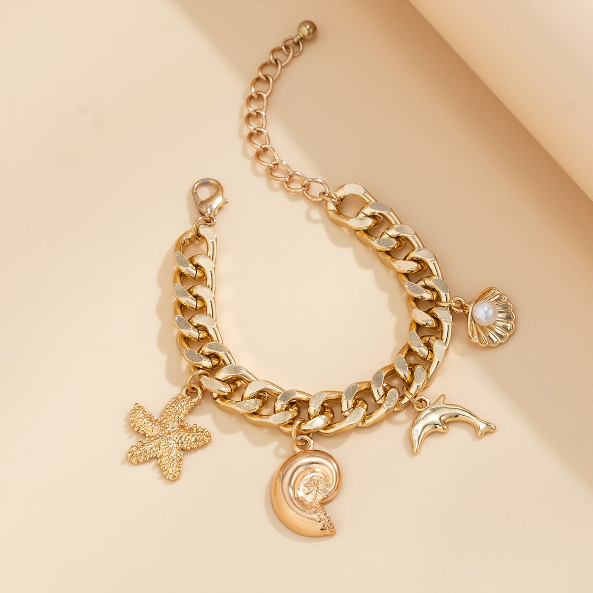 Ocean Muse Boho Shell & Dolphin Jewelry Set - Zenoora