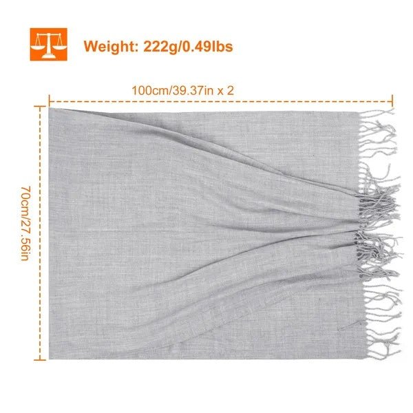 Oversized Cashmere Wool Shawl - Zenoora