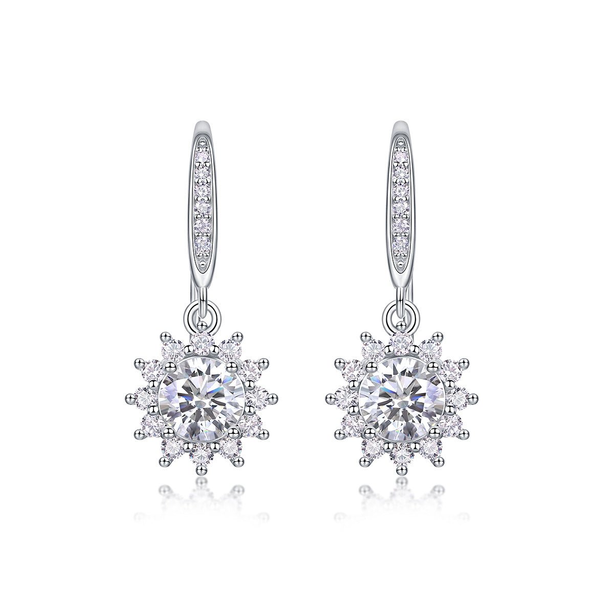 Qingcheng Moissanite Earrings Set - Zenoora