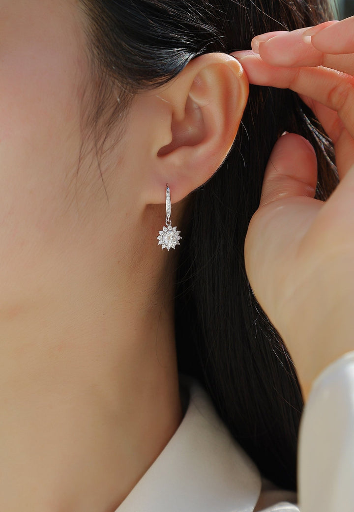 Qingcheng Moissanite Earrings Set - Zenoora
