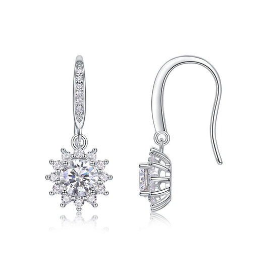 Qingcheng Moissanite Earrings Set - Zenoora