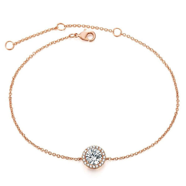 Round crystal anklets - Zenoora