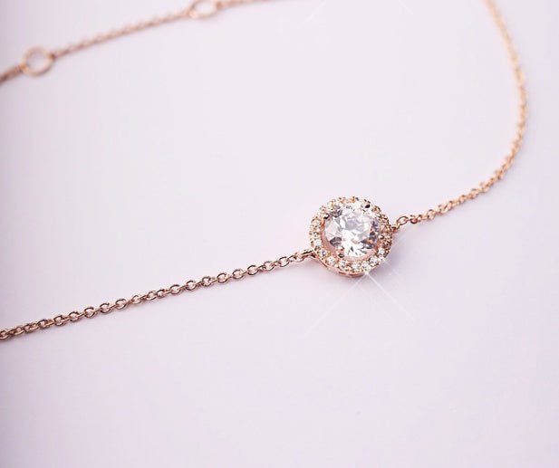 Round crystal anklets - Zenoora