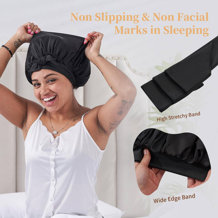 Satin Sleep Bonnet - Zenoora