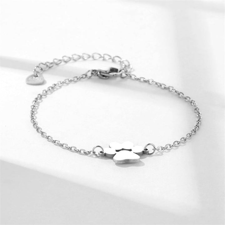 Stainless Steel Dog's Paw Bracelet - Zenoora