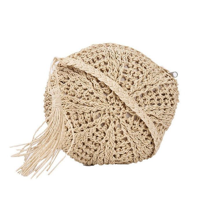 Sunny Weave Straw Crossbody - Zenoora