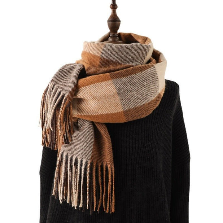 Thick Tassel Cashmere Shawl - Zenoora