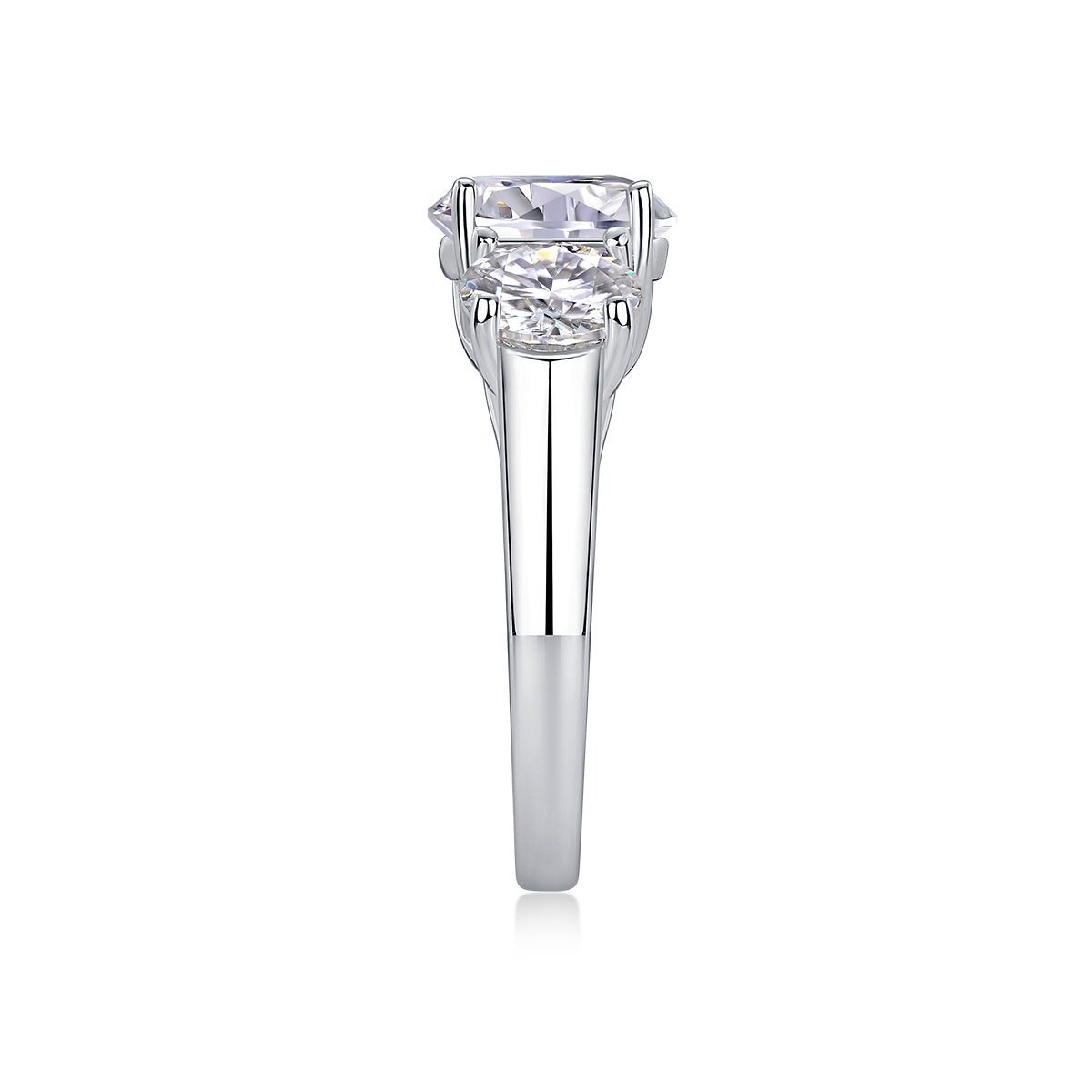 Three Lives of Fortune Moissanite Ring Set - Zenoora