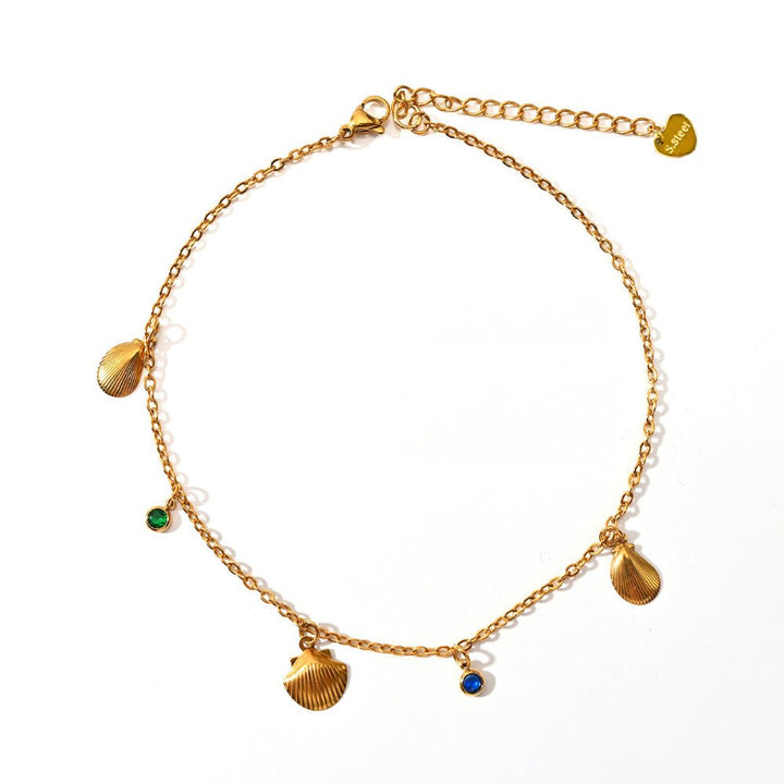 Titanium Charm Anklet - Zenoora