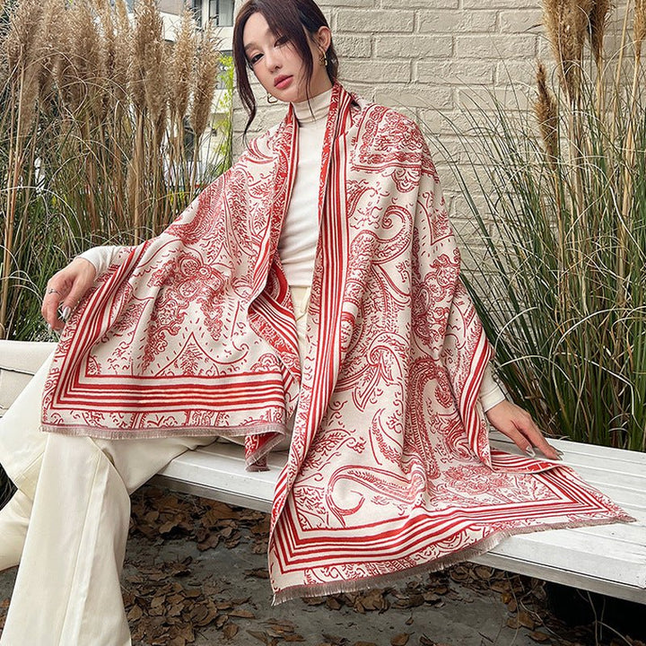 Versatile Warm Cashmere Scarf - Zenoora