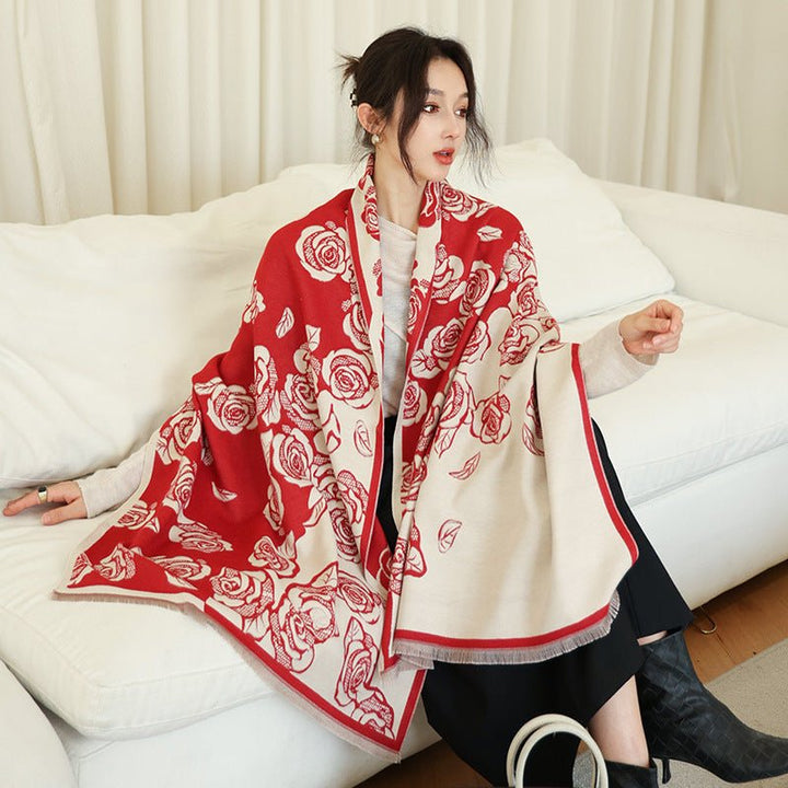 Versatile Warm Cashmere Scarf - Zenoora