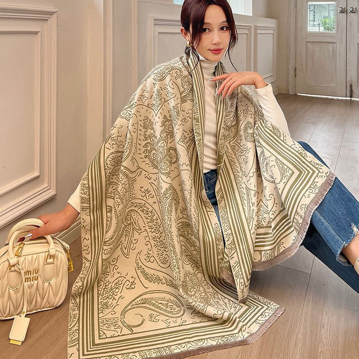 Versatile Warm Cashmere Scarf - Zenoora