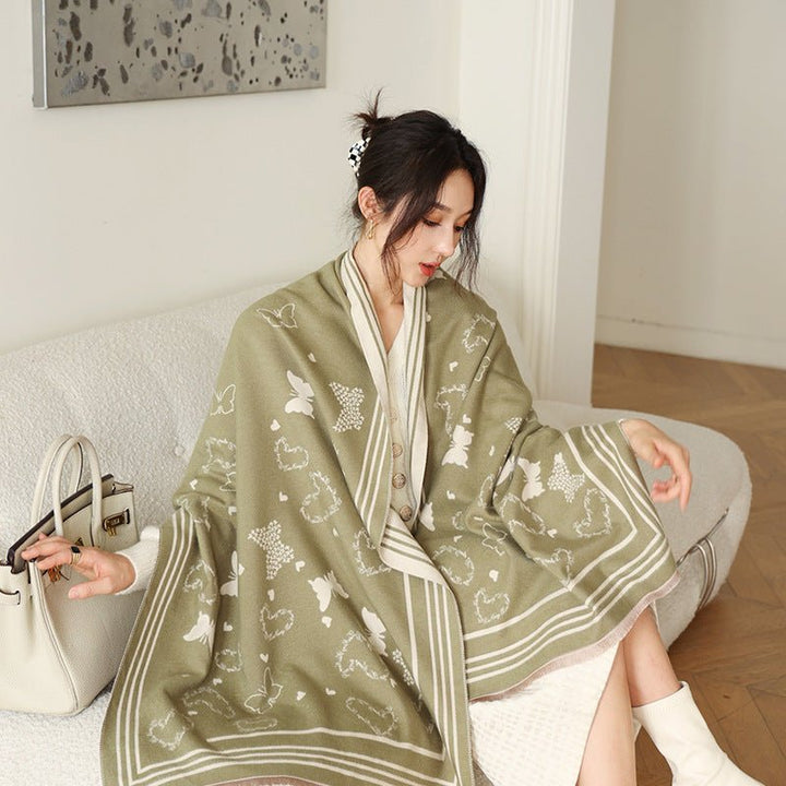 Versatile Warm Cashmere Scarf - Zenoora