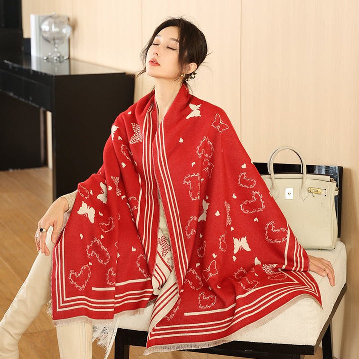 Versatile Warm Cashmere Scarf - Zenoora