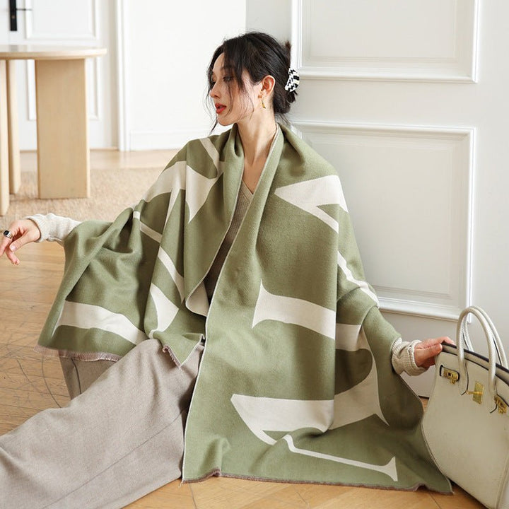 Versatile Warm Cashmere Scarf - Zenoora