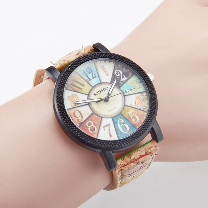 Vintage Leather Quartz Watch - Zenoora