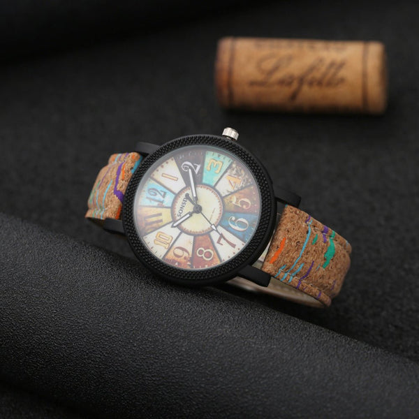 Vintage Leather Quartz Watch - Zenoora