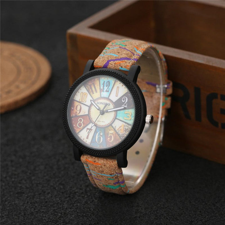 Vintage Leather Quartz Watch - Zenoora