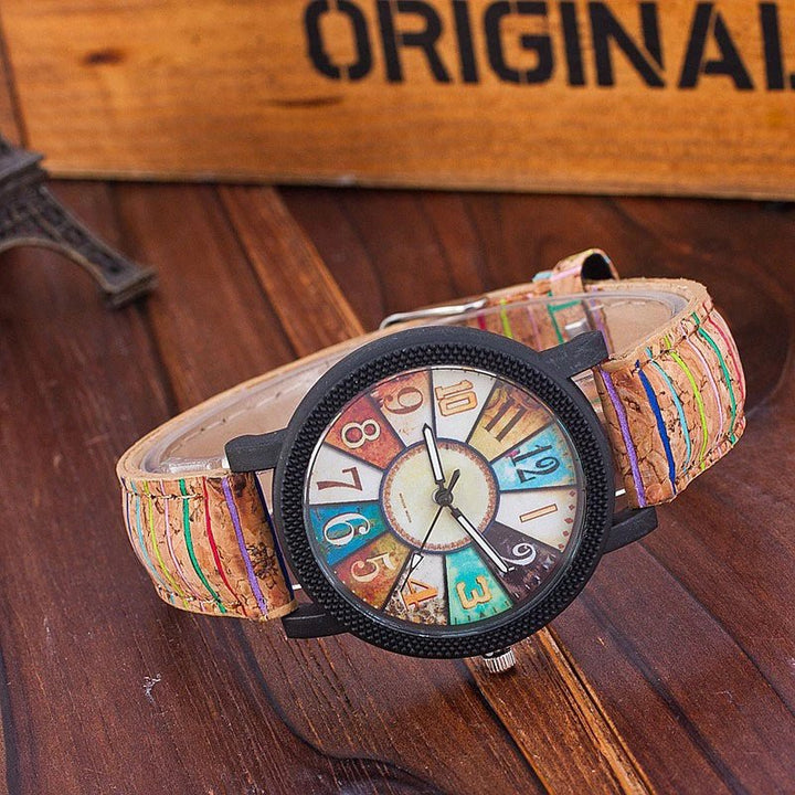 Vintage Leather Quartz Watch - Zenoora