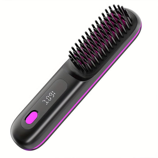 Wireless Electric Hair Straightening Comb - Zenoora