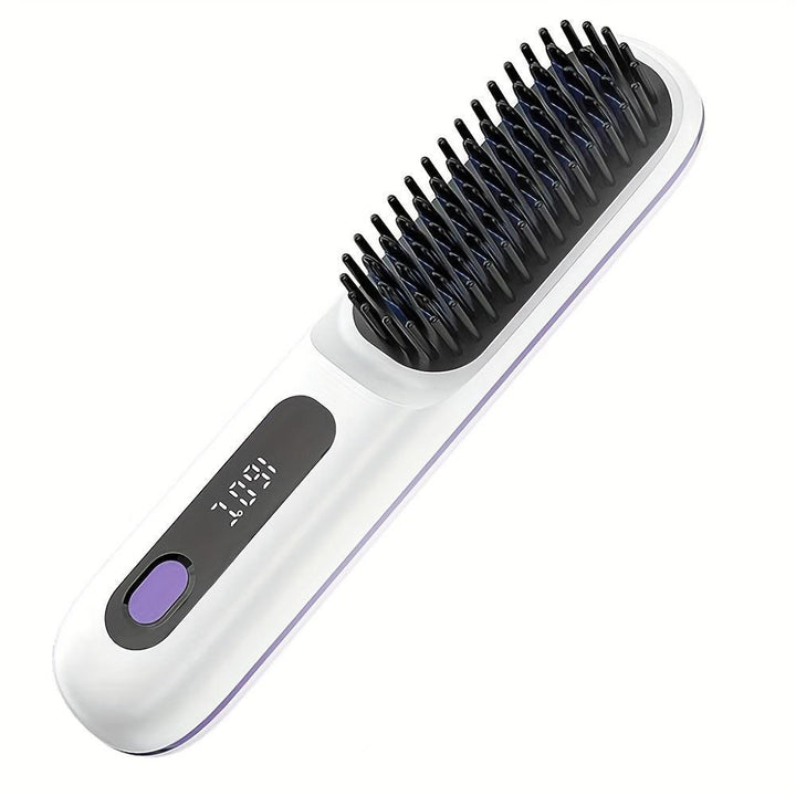 Wireless Electric Hair Straightening Comb - Zenoora