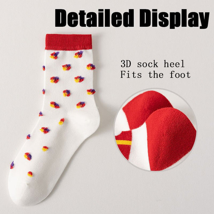 Women’s Comfy Knit Crew Socks Set - Zenoora