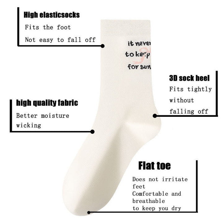 Women’s Comfy Knit Crew Socks Set - Zenoora