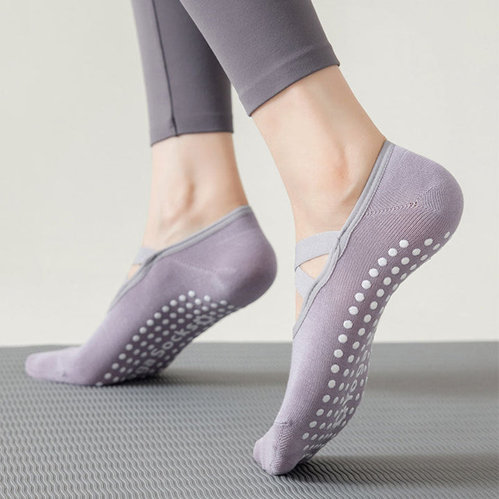 Women’s Non - Slip Yoga Socks Set - Zenoora