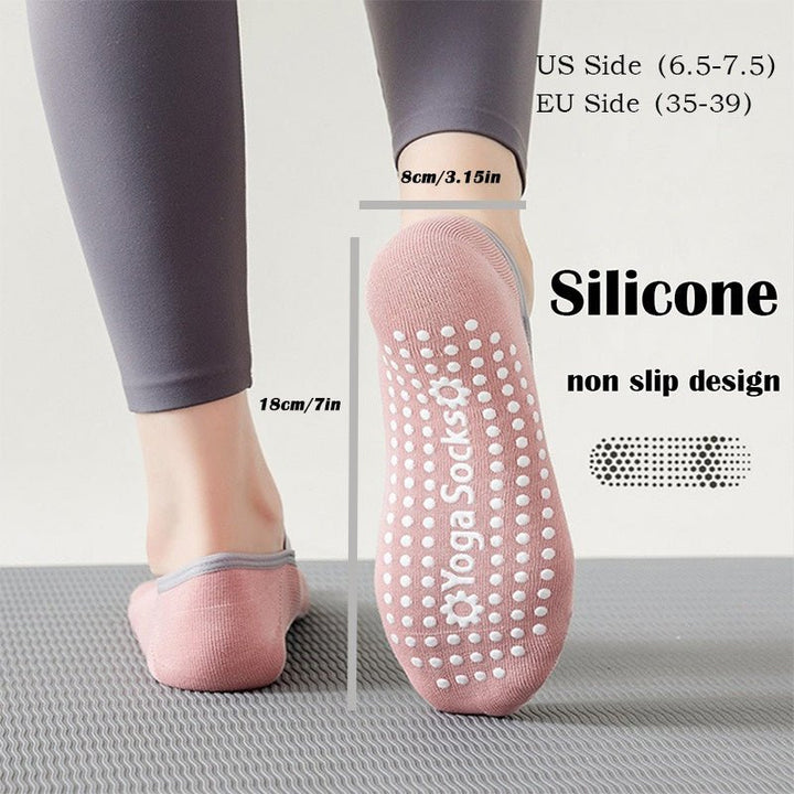 Women’s Non - Slip Yoga Socks Set - Zenoora