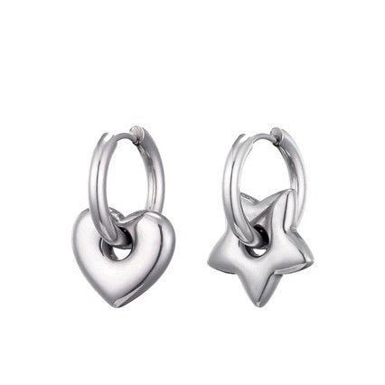 XINGX Earrings Stainless Steel Glossy Earrings - Zenoora